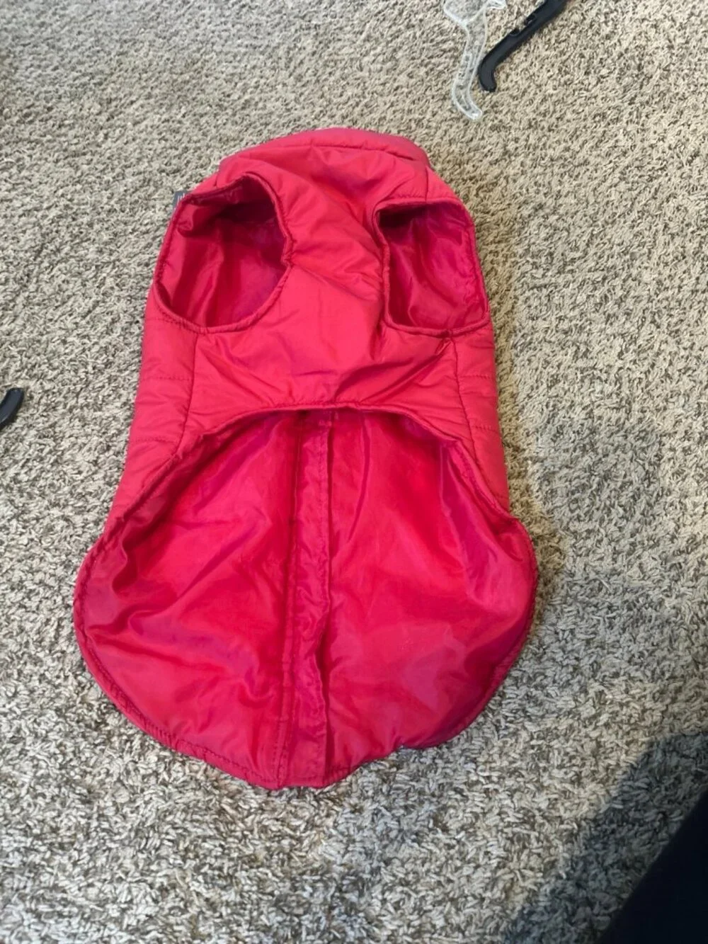 New Rowdy pups pet apparel red puffer jacket with tags size large